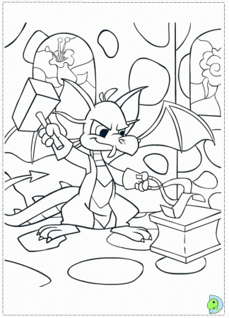 Neopets Brighvale coloring page