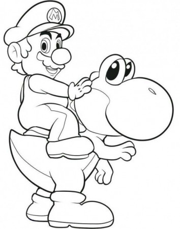 Super Paper Mario Coloring Pages For Kids | Coloring Pages