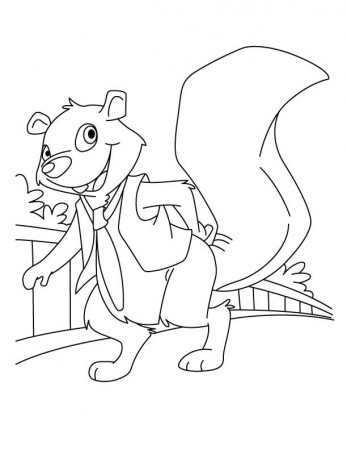 Road side romeo squirrel coloring pages | Download Free Road side 