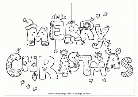 Christmas Color Pages - Free Coloring Pages For KidsFree Coloring 