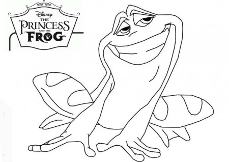 Princess And The Frog Coloring Pages | Coloring Pages