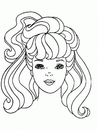 Barbie 1 Coloring Page