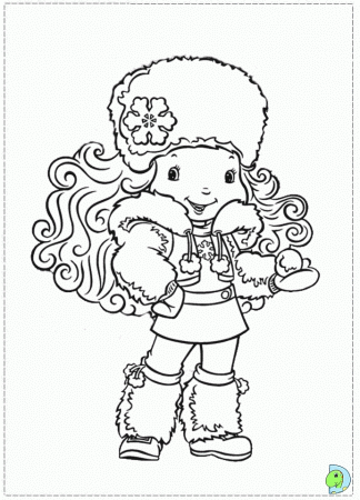 Strawberry Shortcake Birthday Coloring Pages