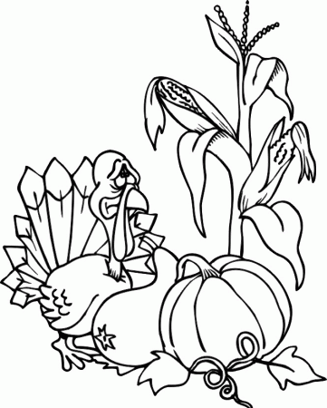 Thanksgiving Has Been Getting Food Coloring Page |Thanksgiving 
