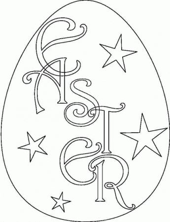 Printable Easter Egg Colouring Pages For Little Kids - #
