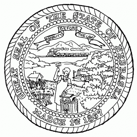 Coloring Pages Great Seal United States | Online Coloring Pages