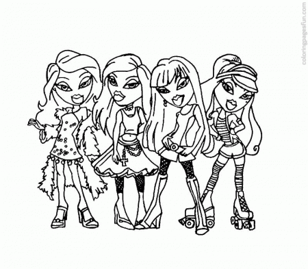 Bratz | Free Printable Coloring Pages – Coloringpagesfun.com | Page 2