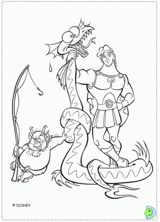 Hercules Coloring page