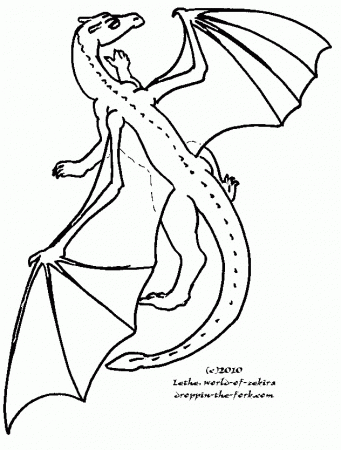 Wing-back Dragon Template by lethe-gray on deviantART