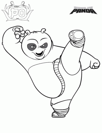 Free Printable Kung Fu Panda Coloring Pages For Kids