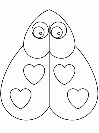 Heartladybug Valentines Coloring Pages & Coloring Book