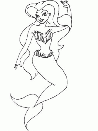 Mermaid color pages | coloring pages for kids, coloring pages for 