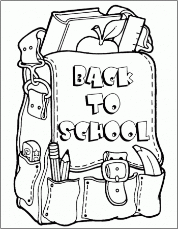 Coloring Pages Back To School - Free Printable Coloring Pages 
