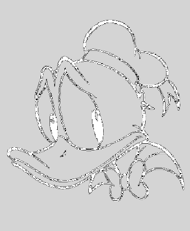 Sad Faces Of Donald Duck Coloring Pages - Donald Duck Cartoon 