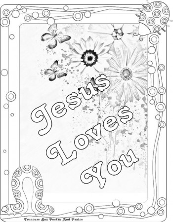 Jesus Loves Me Coloring Pages | quotes.