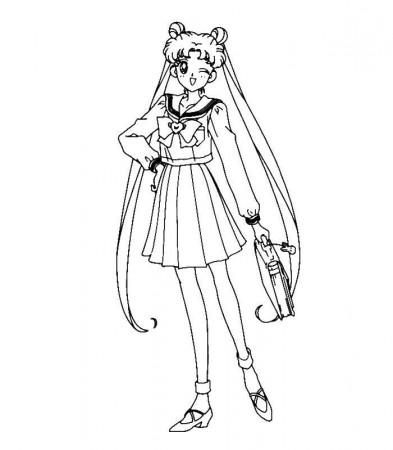 back to coloring pages sailor moon