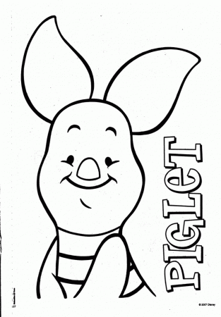 Halloween Piglet Coloring Pages - Free Printable Coloring Pages 