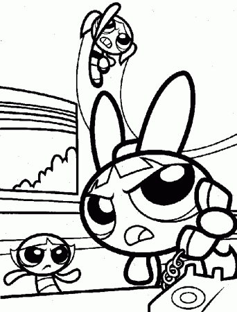 Powerpuff Girls Coloring Pages Free Printable Download