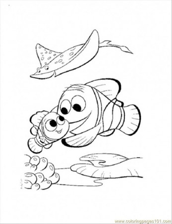 Coloring Pages Nemo And Marlin Return Home (Cartoons > Finding 