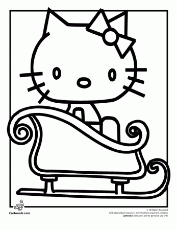 Hello Kity Coloring Pages 116 | Free Printable Coloring Pages