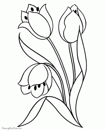 Free Flower Coloring Pages For Adults | Flowers Coloring Pages 