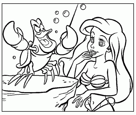 Little Mermaid Coloring Pages | ColoringMates.
