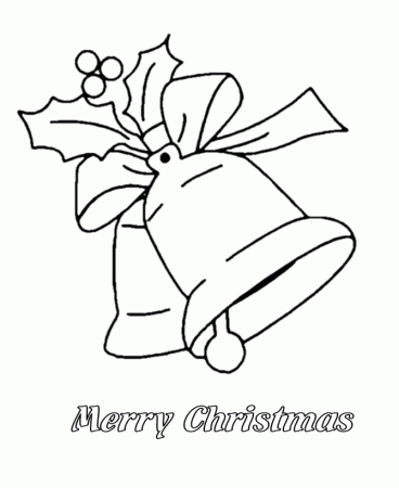 BlueBonkers : Christmas Bells and Merry Christmas coloring 