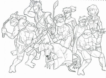 Funny Ninja Turtles Coloring Pages - Ninja Turtles Coloring Pages 