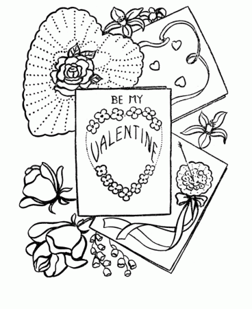 BlueBonkers: Free Printable Valentine's Day Coloring Page Sheets 