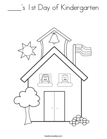Kindergarten Coloring Pages | Coloring Pages