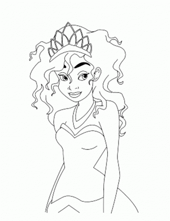 The Princess and the frog Colouring Pages (page 2)