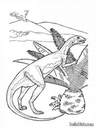 Other prehistoric animal coloring pages - Prehistoric dinosaur