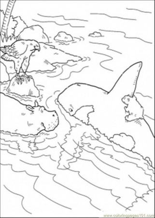 Coloring Pages 8riding A Whale Coloring Page (Mammals > Whale 