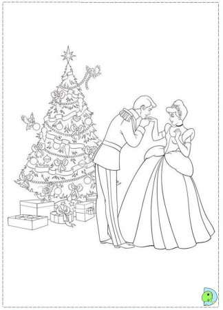 christmas princess Colouring Pages (page 3)