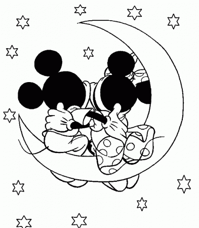 baby mikey mouse Colouring Pages