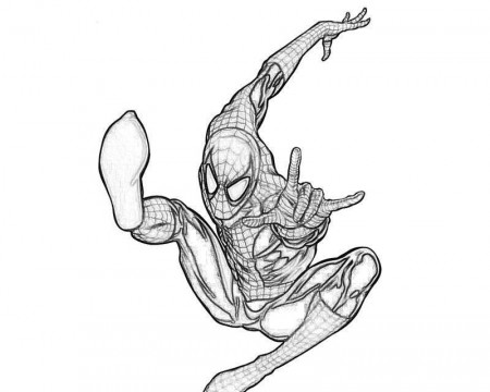 The Amazing Spiderman Coloring Pages : The Amazing Spiderman 