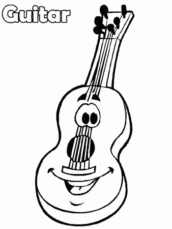 music Guitar coloring pages | Coloring Pages