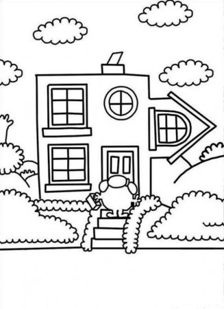 Mr Men And Little Miss Going Home Coloring Page Coloringplus 