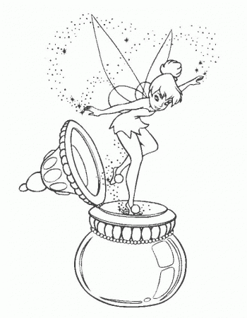 Tinkerbell Coloring Pages | Kids Coloring Pages