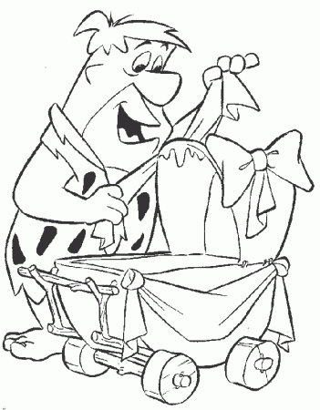 Flintstones Coloring Pages 27 | Free Printable Coloring Pages 