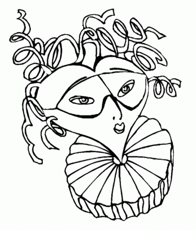 Happy Mardi Gras Coloring Pages For Kids - Mardi Gras Coloring 