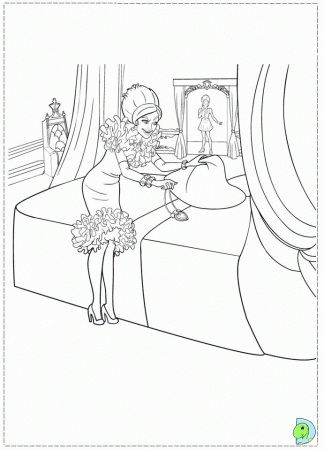 Barbie school princess Colouring Pages (page 3)