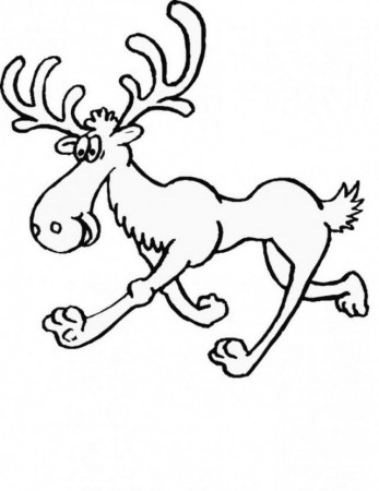 Moose Coloring Page 789 1024 Free Coloring Pages For Kids 244835 