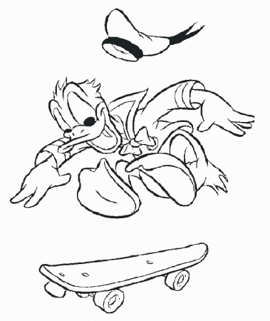 Donald Duck Coloring Pages 7 | Free Printable Coloring Pages 