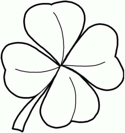 Saint Patrick Shamrocks Colouring Pages Free For Boys & Girls 13510#