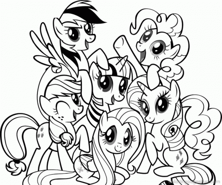 coloring pages printables my little pony : Printable Coloring 