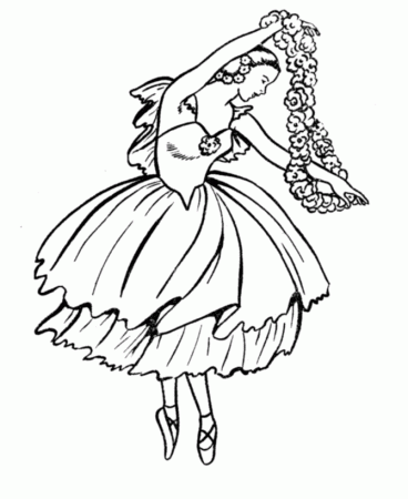 Ballerina Coloring Pages Free - Free Printable Coloring Pages 