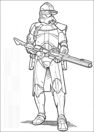Star Wars Clone Wars Coloring Pages