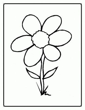 Coloring Pages Of A Flower - Free Printable Coloring Pages | Free 