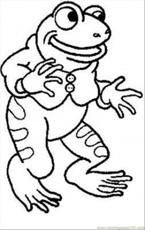 froggy goes to school Colouring Pages (page 3)